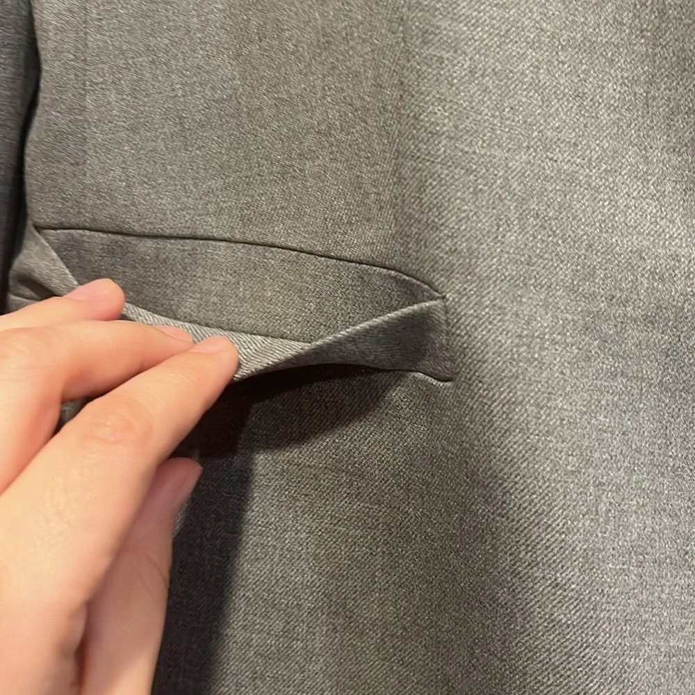 DKNY Women's Grey Blazer Jacket